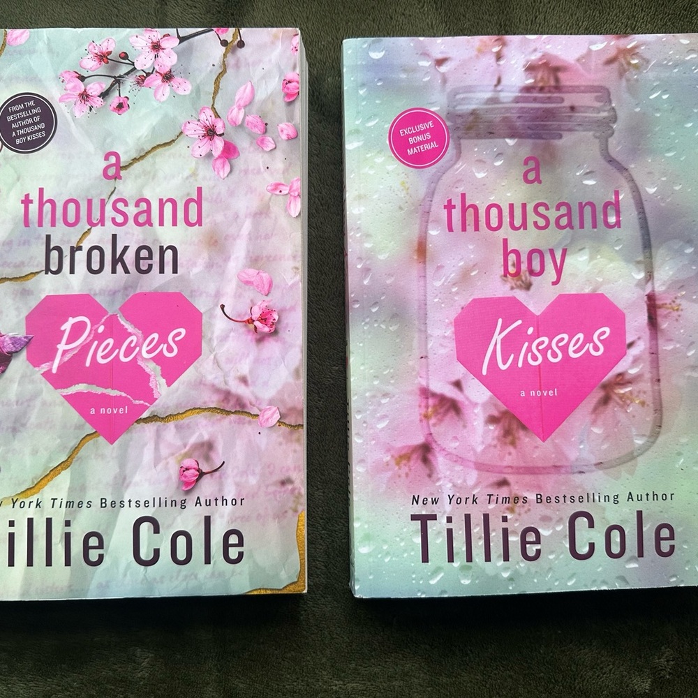 A Thousand Boy Kisses and A Thousand Broken Pieces Books